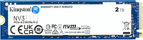 Kingston NV3 2TB NVMe PCIe Gen 4.0 SSD – High-Speed Internal Storage