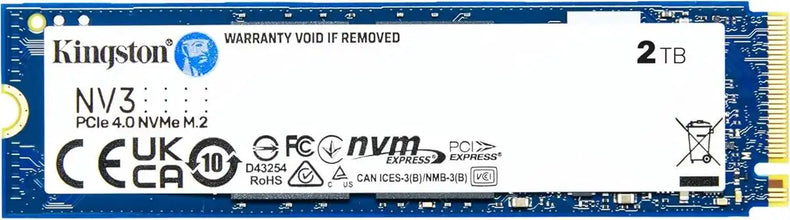 Kingston NV3 2TB NVMe PCIe Gen 4.0 SSD – High-Speed Internal Storage