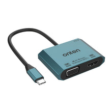 ONTEN USB-C to HDMI VGA Adapter | 4K 60Hz | PD Charging