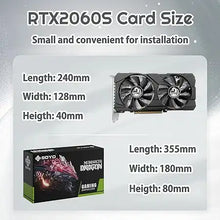 SOYO NVIDIA Geforce RTX2060 Super Graphics Card, 8GB GDDR6 256 Bit Video Card for PC Gaming with HDMI Display Port DVI PCI Express x 16 3.0 Dual Fans Gaming Graphics Card, SY-RTX 2060S 8G