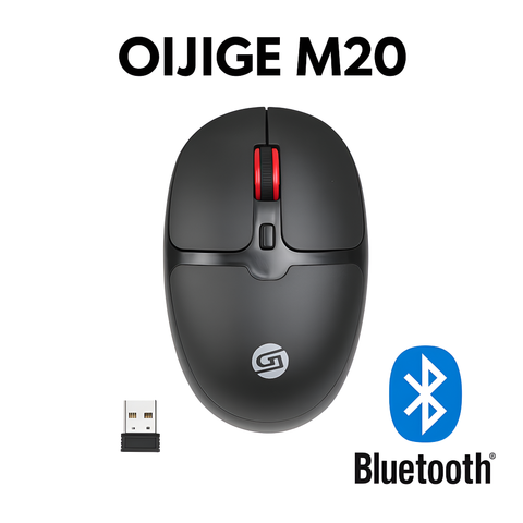 OIJIGE M20 Wireless Bluetooth Dual Mode business office Mouse