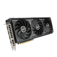 Asus graphics card with three fans on a white background