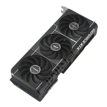 Graphics card with three fans on a white background