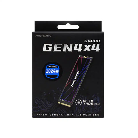 Hikvision G4000E PCle Gen4x4 Nvme SSD 1024GB