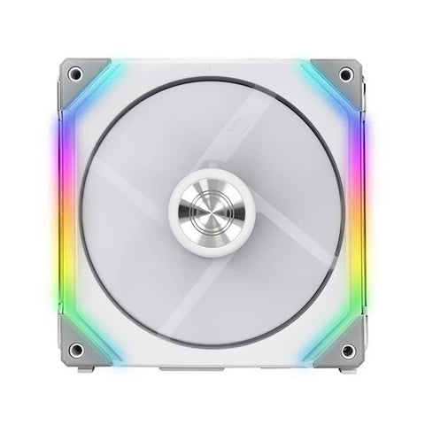 Lian Li UNI Fan SL120 Single Pack White Without Controller (ARGB 120mm LED PWM Daisy-Chain) 12UF1B