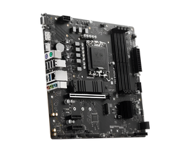 Computer motherboard on a white background