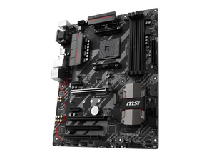 MSI motherboard on a white background