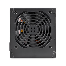 Black cooling fan on a white background