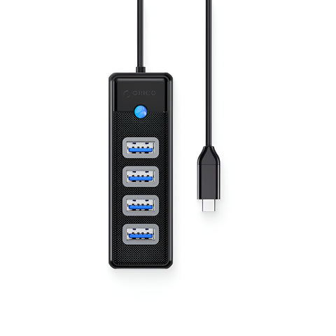 ORICO PW4U-C3 USB-C to 4-Port USB 3.0 Hub | 5Gbps High-Speed Data Transfer