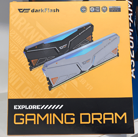 DarkFlash Explore DDR5 32GB (2x16GB) 6000MHz ARGB White RAM