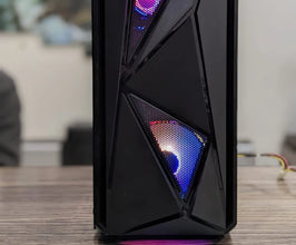 Boost Tiger Pro Gaming PC Case - High-Performance ATX Tower with RGB Lighting and Enhanced Cooling System with 3 Fans