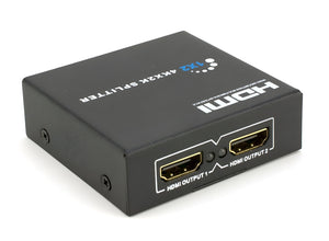 HDMI splitter device on a white background