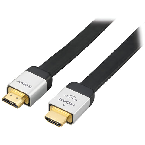 HDMI cable with Sony logo on a white background