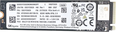 SKHynix 256GB PCI-E Gen4 NVME SSD HFS256GEJ9X113N 4000MB/s New in 10 months warranty