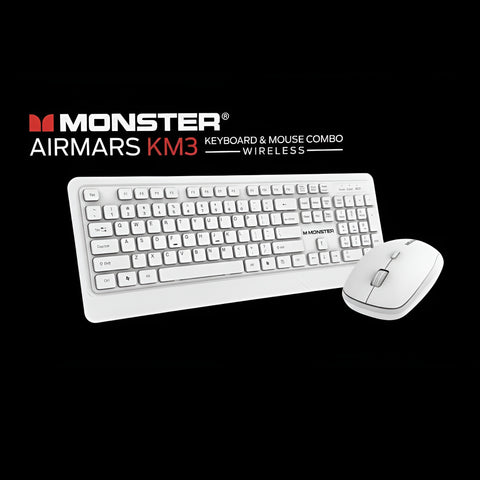 MONSTER AIRMARS KM3 WIRELESS KEYBOARD & MOUSE COMBO