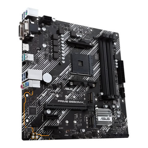 Asus motherboard on a white background