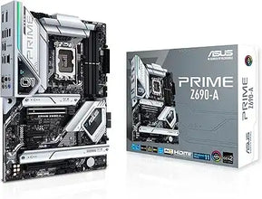 Asus Prime Z690-A motherboard packaging with motherboard model on a white background