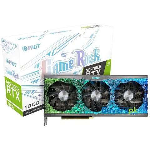 Palit Graphics Card RTX 3080 10GB Gamerock GDDR6X USED (WITH BOX)