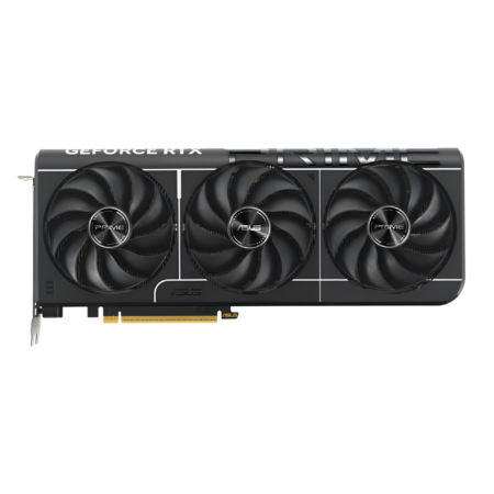 ASUS GeForce RTX graphics card with three fans on a white background