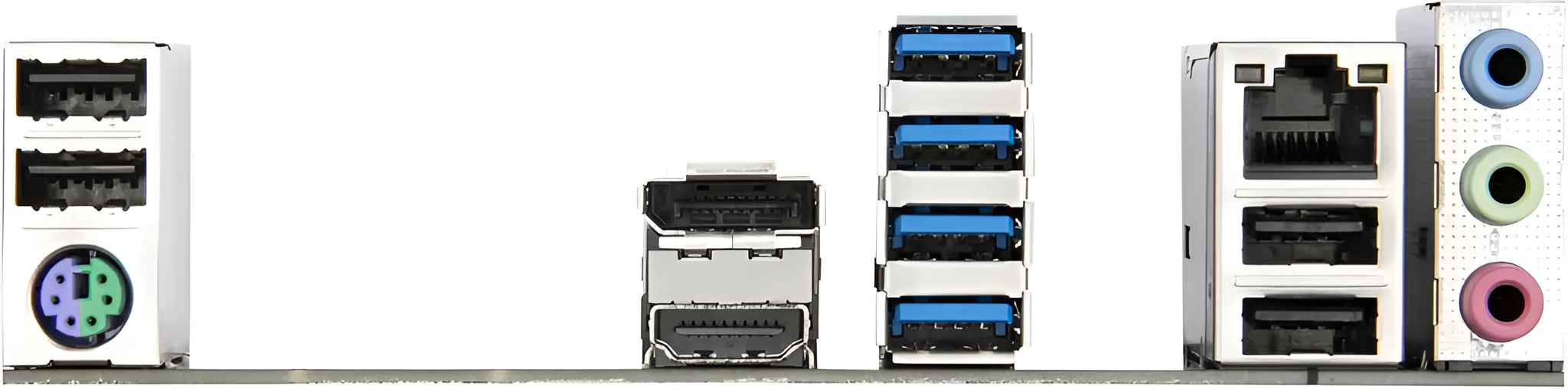 MB_10 Collection of network cables and connectors on a white background