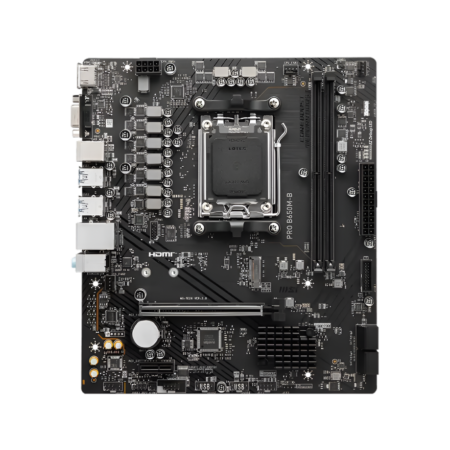 Computer motherboard on a white background