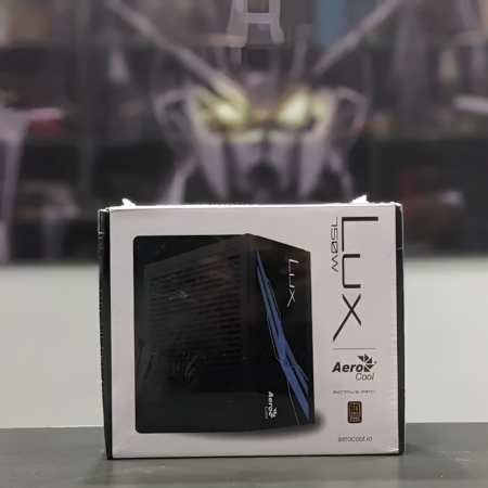 Product packaging with 'Model EX' branding on a blurred background