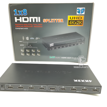 HDMI Splitter 8 Port | 2K 4K Ultra HD Multi-Screen