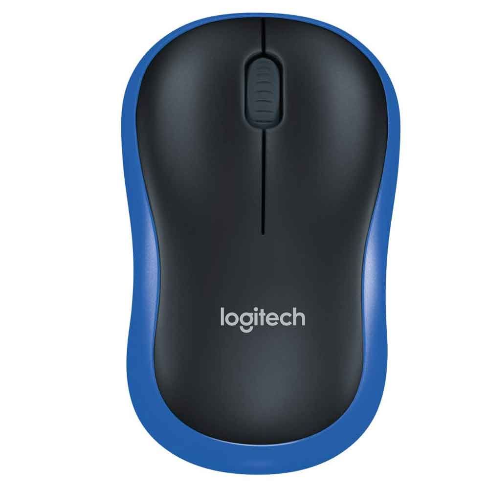 Logitech Wireless Mouse M185 Plug-and-play wireless (Blue)