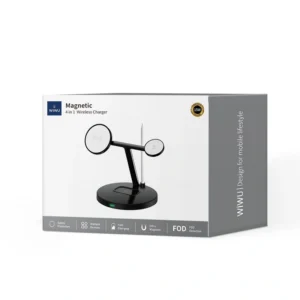 WIWU WI‐W032 Magnetic 4in1 Cableless Charger intelligent temperature control chip