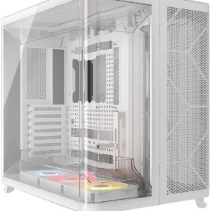 AIR 5400 RS-R ARGB Triple Chamber Mid-Tower PC Case – White