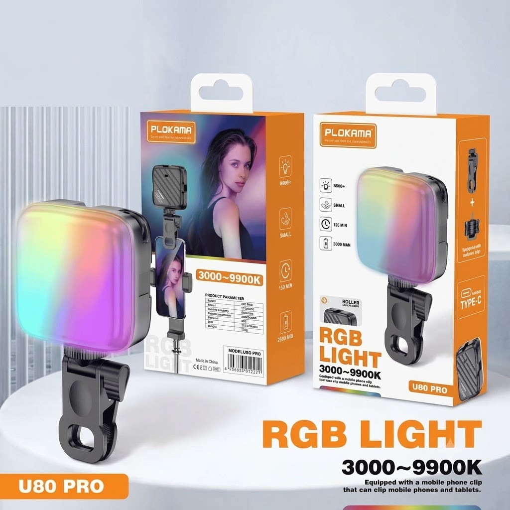Plokama U80 Pro RGB Camera Light