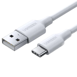UGREEN L302 USB-A TO USB-C 18W Fast Charging cable 45641 white