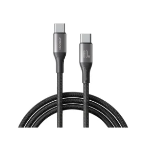 JOYROOM S-A28 1M 60W Type-C to Type-C Flash Series Fast Charging Data Cable BLACK