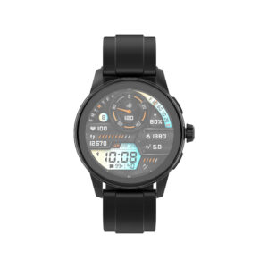 LDNIO SW05 Life & Health Assistant Smartwatch – Circular Display with Magnetic Wireless Charging Black