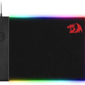 Redragon P025 RGB Gaming Mouse Pad with Wireless Charger