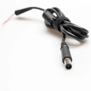 Power cord with plug for DELL laptops, 7.4×5.0mm, 1.2m, 19.5VDC, 4.62A
