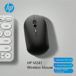HP M241 Wireless Mouse, Dual Bluetooth & 2.4GHz, Silent Clicks 1600 DPI Black