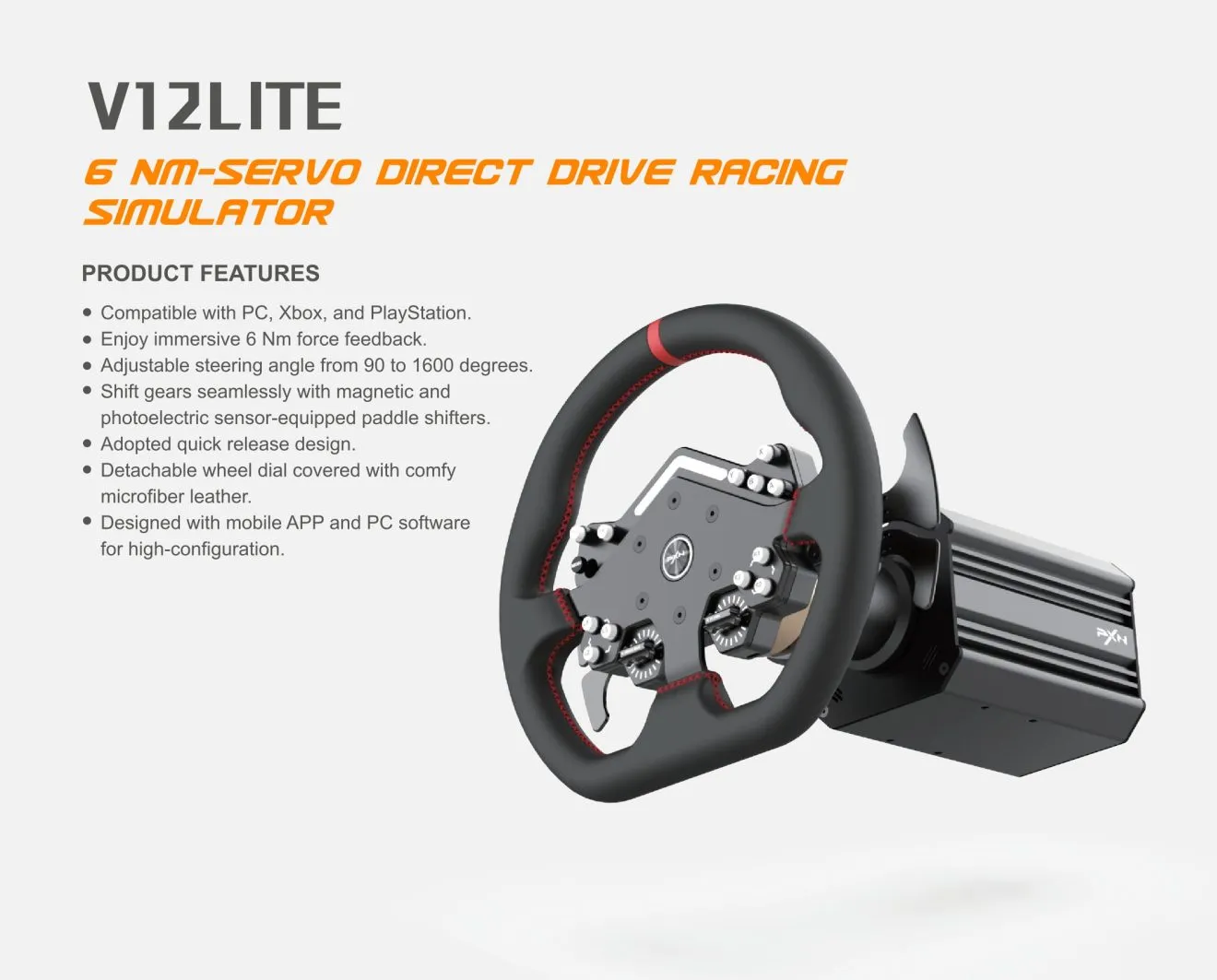 PXN V12 LITE RACING WHEEL