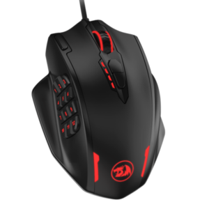 Redragon M908 IMPACT MMO Gaming Mouse, 12400 DPI (Black)