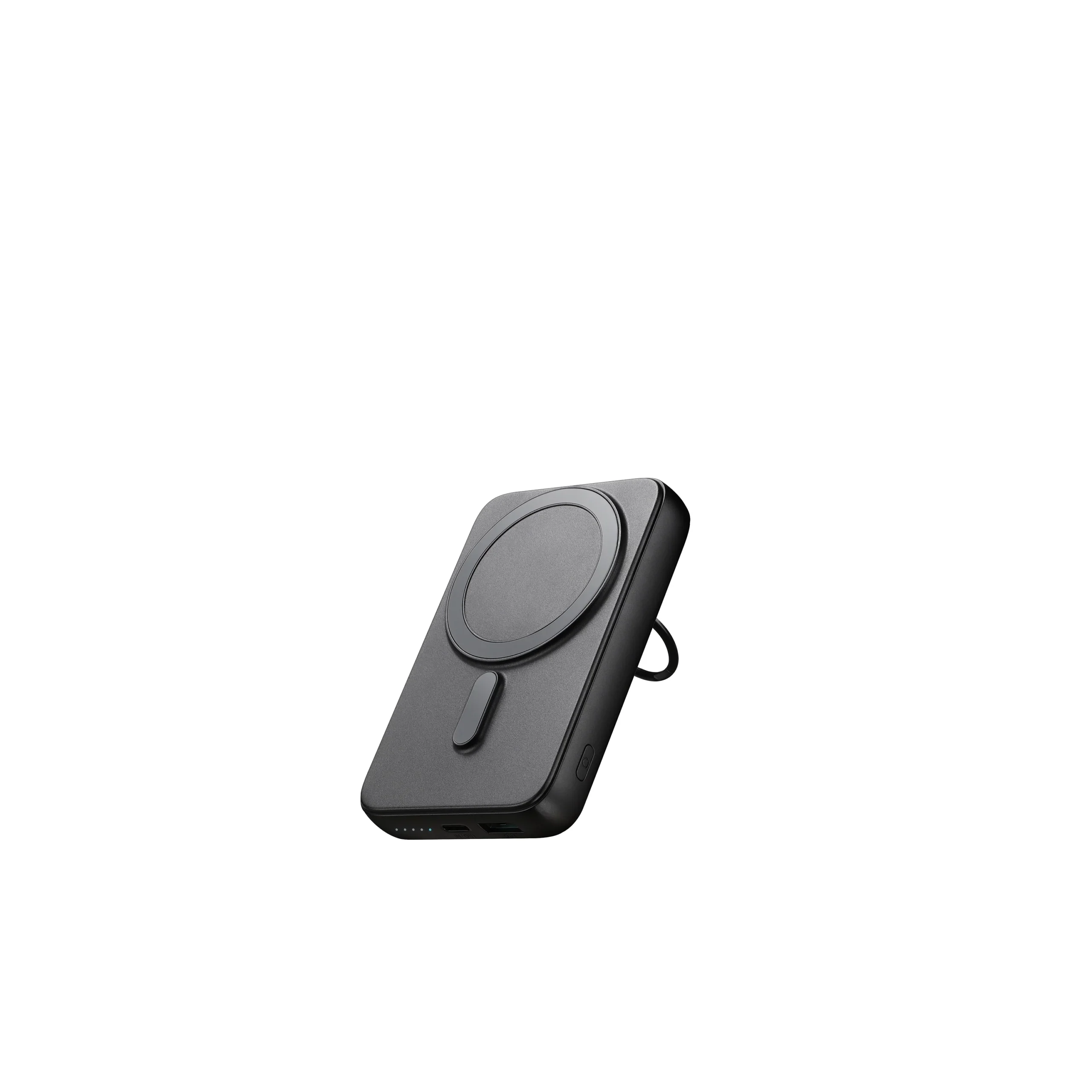 JOYROOM JR-W050 20W Magnetic Wireless Power Bank with Ring Holder10000mAh-Black