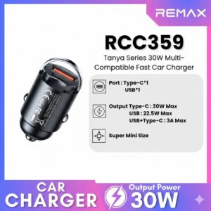 REMAX RCC359 30W1A+1C Tanya Series PD+QC Multi Compatible Fast Charger