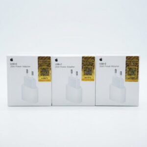 APPLE Type-C PD 20W Power Adapter Charger 2 Pin (EU Pin) with NFC