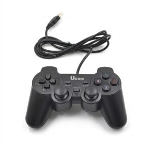 Ucom JoyStick Gamepad Kit For PC Wired USB 2.0 Black Gamepad Joystick Joypad Game Controller For PC Laptop Computer For Win7/8/10 XP