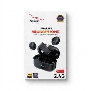 HAWK PD-WM62 Pro 2-in-1 Wireless Microphone Type-C & Lightning ENC Noise Cancellation Grey