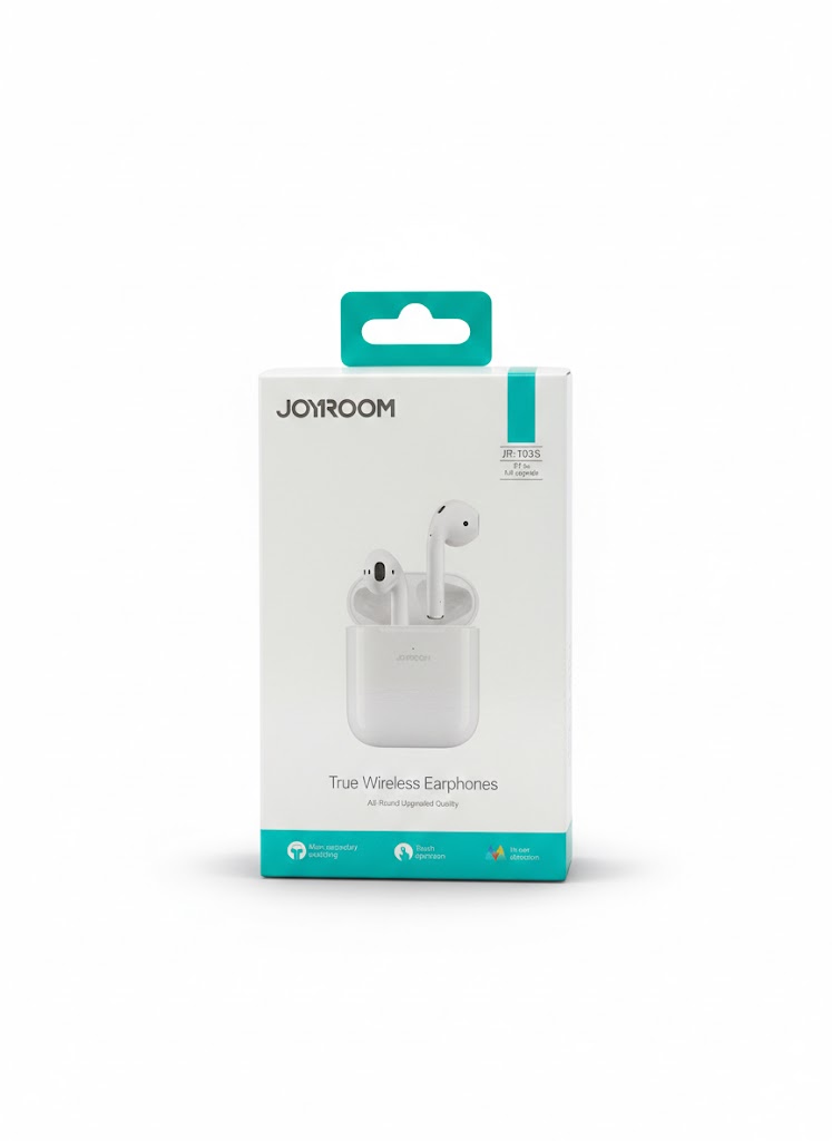 JOYROOM JR-NX2 T03S 2ND GEN Bilateral TWS Bluetooth Headset White