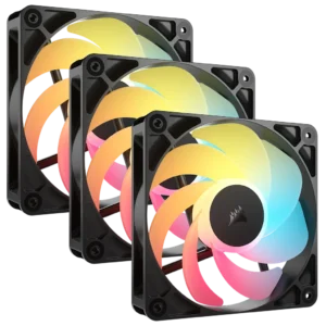 RS120-R ARGB 120mm PWM Reverse Fans Triple Pack