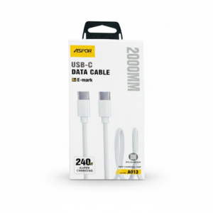 ASPOR A013 240W C To C 2M PD Fast Charging Cable E-MARK CHIP