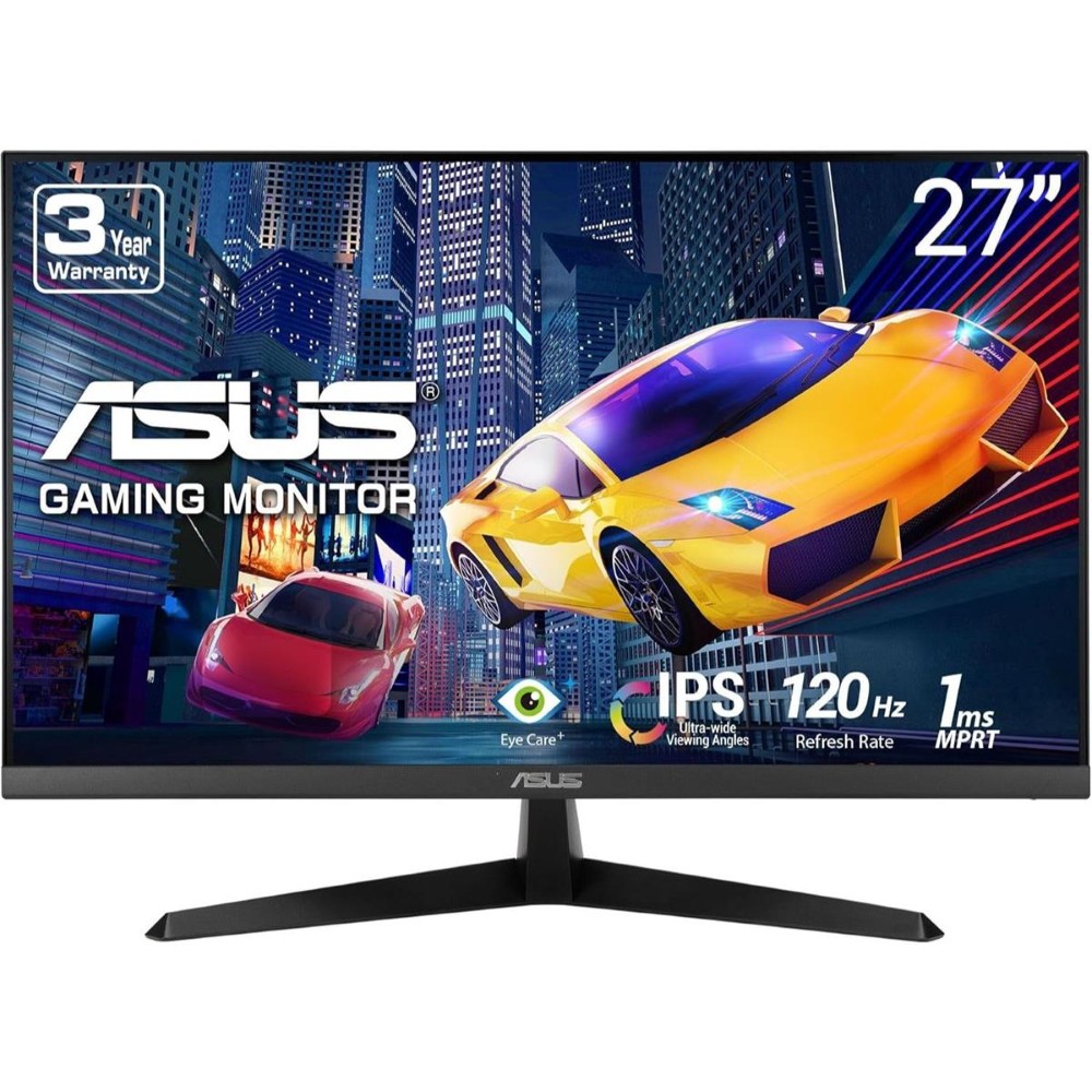 Asus VY279HGR 27 1080P Eye Care Monitor Full HD IPS 120Hz 1ms Adaptive Sync for Working and Gaming Eye Care Plus Blue Light Filter Flicker Free SmoothMotion DisplayWidget Price in Pakistan