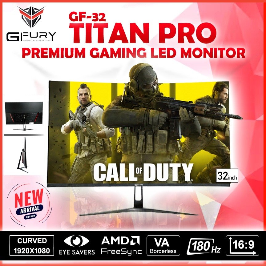 GFury GF-32″ TITAN PRO Curved Gaming Monitor