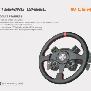 PXN STEERING WHEEL W CS R2
